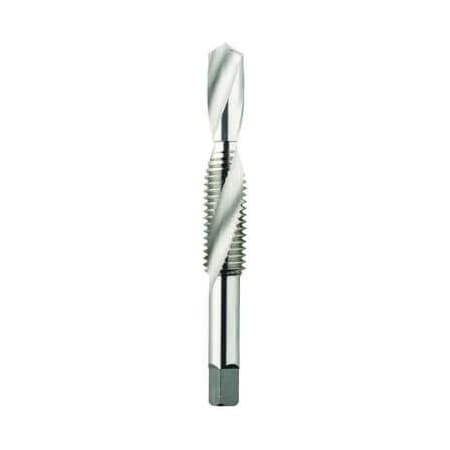 Combination Drill And Tap, Spiral Flute, Series 2080, Metric, 0414 Dia X 118 Drill, M12x175 T